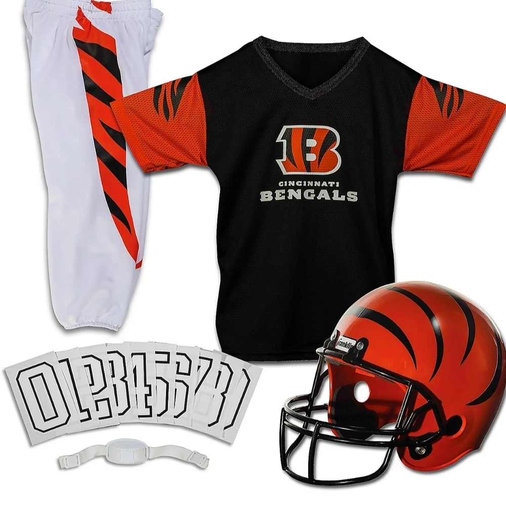 Cincinnati Bengals Youth Football Uniform Set